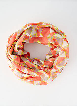Foulard orange PIECES femme