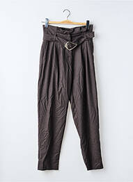 Pantalon droit vert MORGAN femme