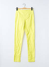Pantalon slim jaune PIECES femme