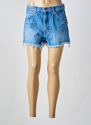Short bleu WRANGLER femme