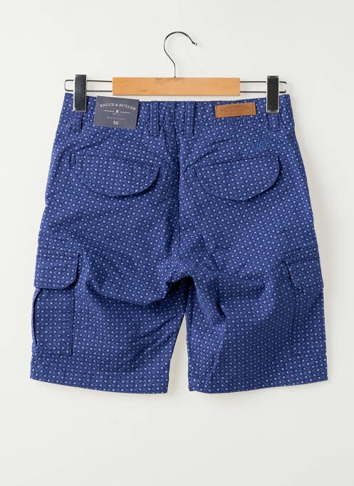 Bermuda bleu BRUCE & BUTLER  homme