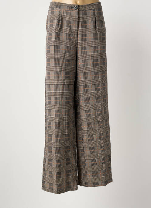 Pantalon flare marron ONLY femme