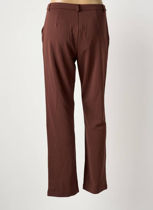 Pantalon chino marron JACQUELINE DE YONG femme