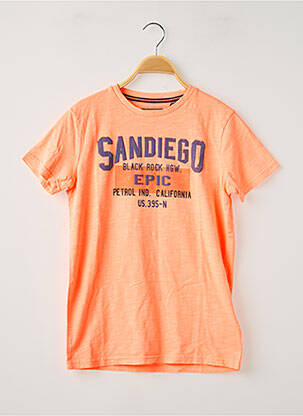 T-shirt orange PETROL INDUSTRIES garçon