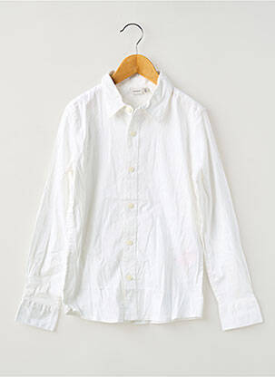 Chemise manches longues blanc NAME IT garçon