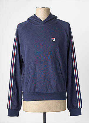 Sweat-shirt à capuche bleu FILA fille