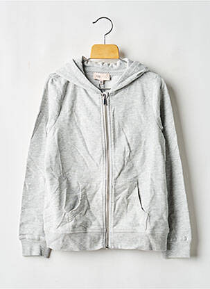 Gilet manches longues gris ONLY fille