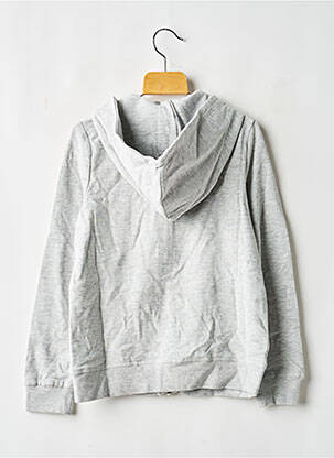 Gilet manches longues gris ONLY fille
