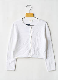 Gilet manches longues blanc S.OLIVER fille