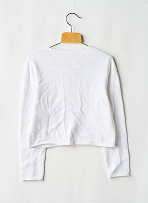 Gilet manches longues blanc S.OLIVER fille