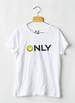 T-shirt blanc ONLY fille