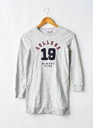 Robe mi-longue gris ONLY fille