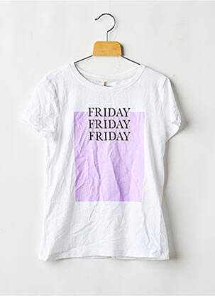 T-shirt blanc ONLY fille