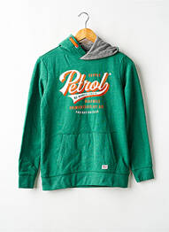 Sweat-shirt à capuche vert PETROL INDUSTRIES garcon