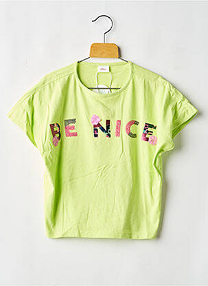 T-shirt vert S.OLIVER fille