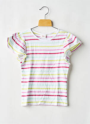 T-shirt blanc S.OLIVER fille