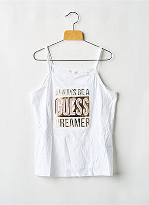 T-shirt blanc GUESS fille