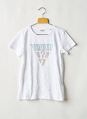 T-shirt blanc GUESS fille