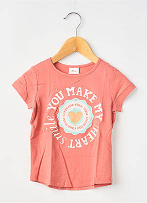 T-shirt rose S.OLIVER fille