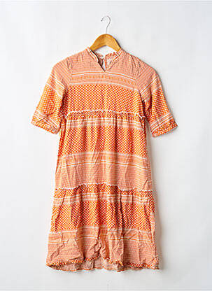 Robe longue orange ONLY fille