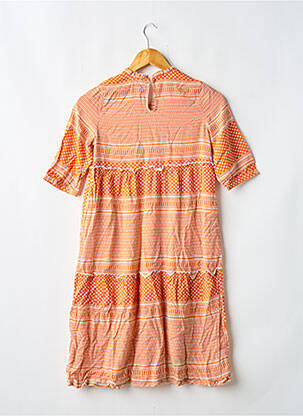 Robe longue orange ONLY fille