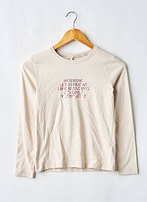 T-shirt beige ONLY fille