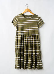Robe courte vert ONLY fille