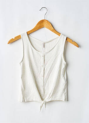 Débardeur beige ONLY fille