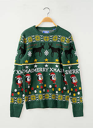 Sweat-shirt vert JACK & JONES garçon