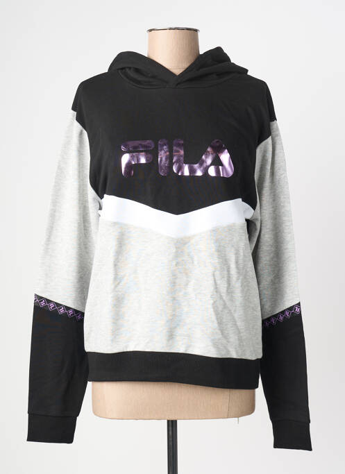 Sweat-shirt à capuche gris FILA fille