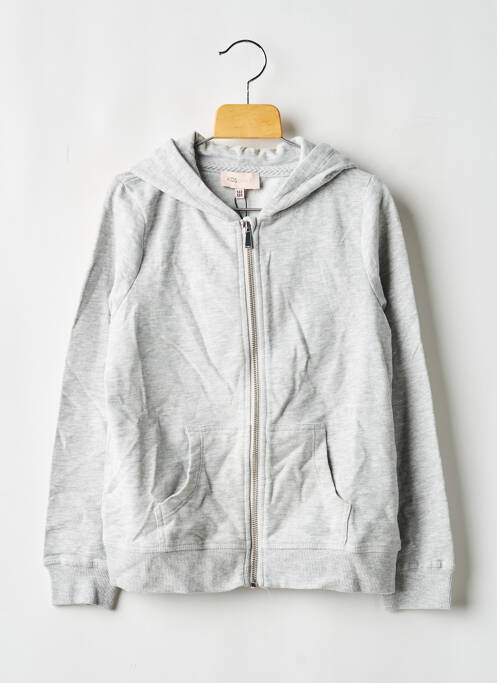 Gilet manches longues gris ONLY fille