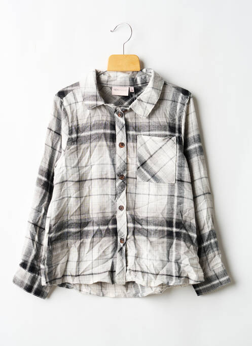 Chemise manches longues gris ONLY fille