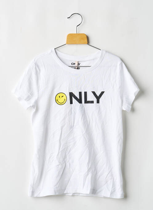 T-shirt blanc ONLY fille