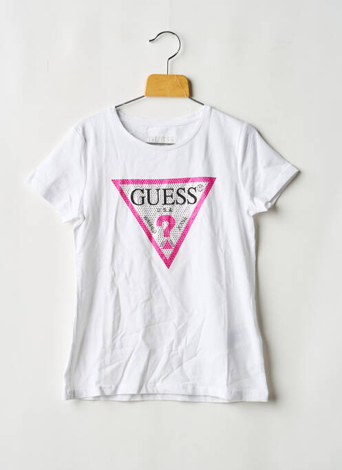 T-shirt blanc GUESS fille