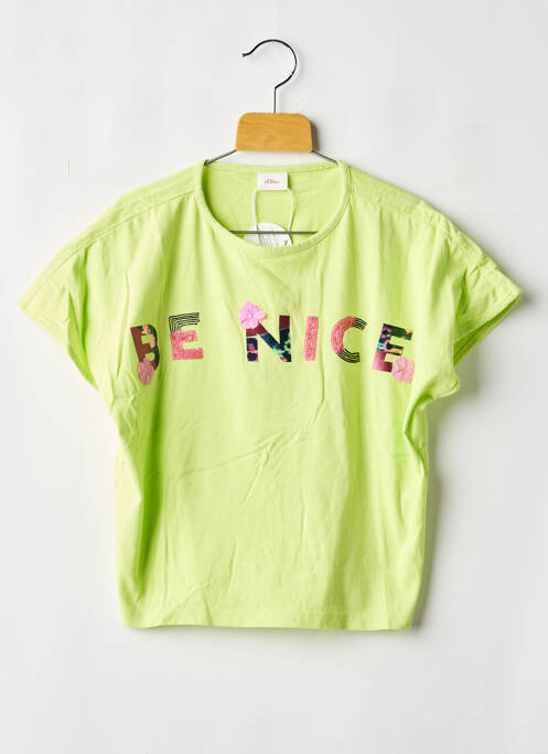 T-shirt vert S.OLIVER fille