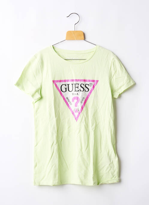 T-shirt vert GUESS fille