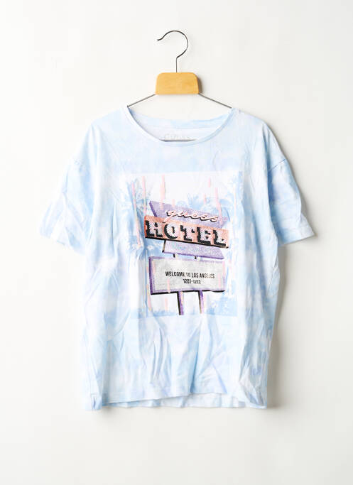T-shirt bleu GUESS fille