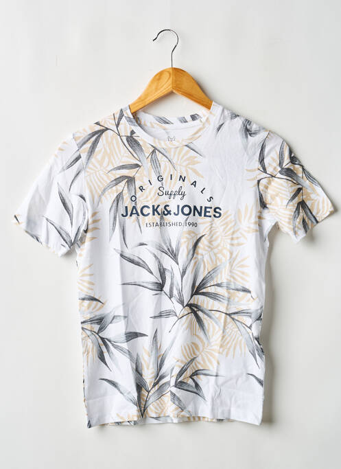 T-shirt blanc JACK & JONES garçon