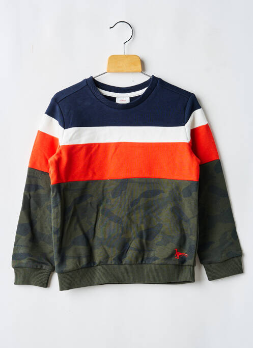 Sweat-shirt vert S.OLIVER garçon