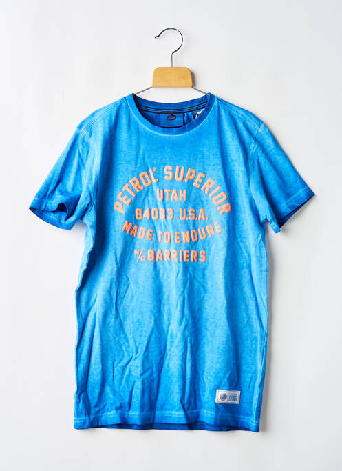 T-shirt bleu PETROL INDUSTRIES garçon