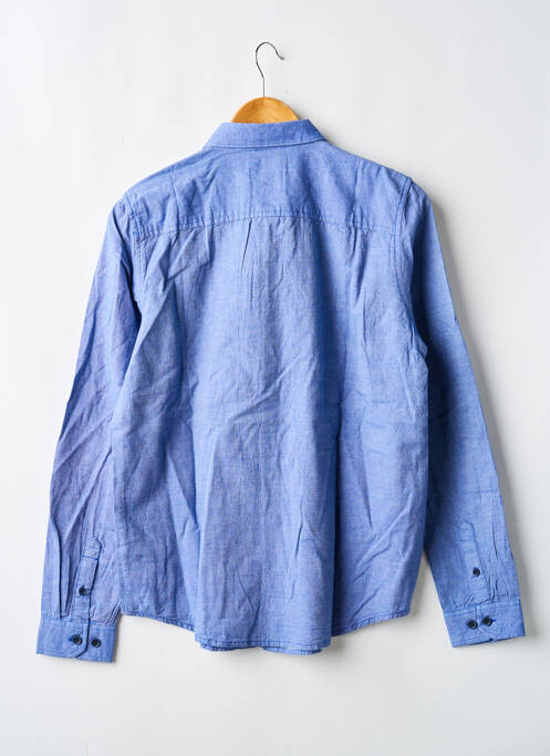 Chemise manches longues bleu GARCIA garçon