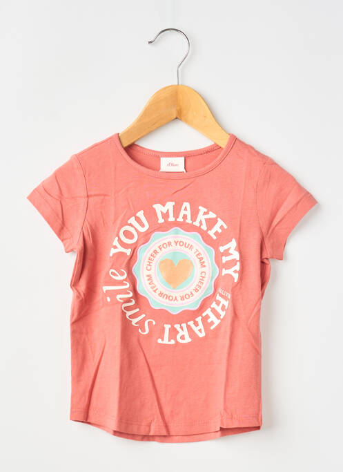 T-shirt rose S.OLIVER fille