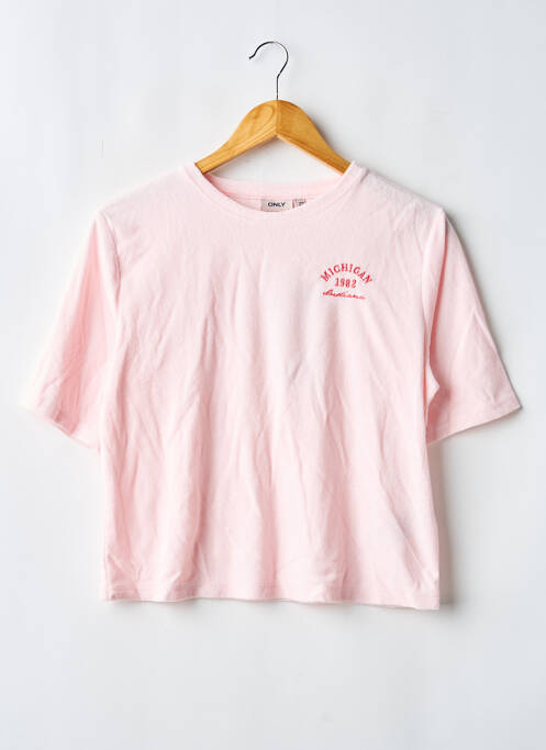 T-shirt rose ONLY fille