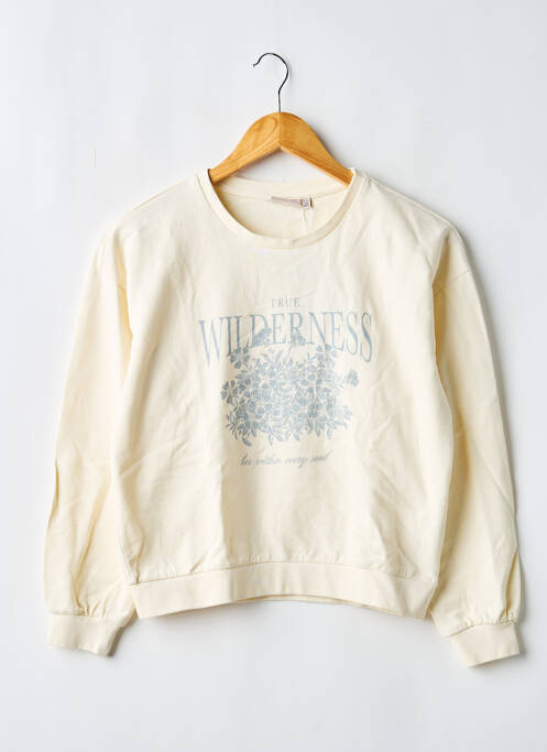 Sweat-shirt beige ONLY fille