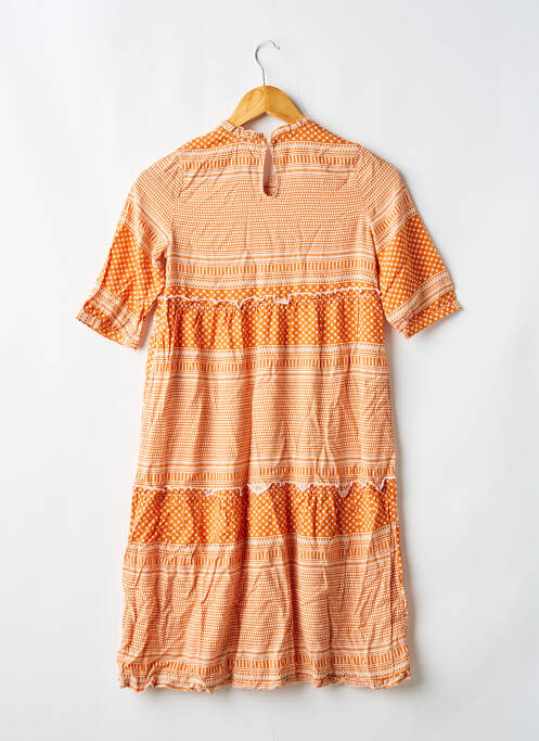 Robe longue orange ONLY fille