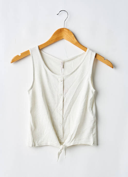 Débardeur beige ONLY fille