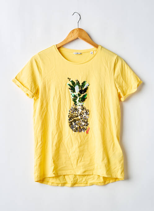 T-shirt jaune GUESS fille