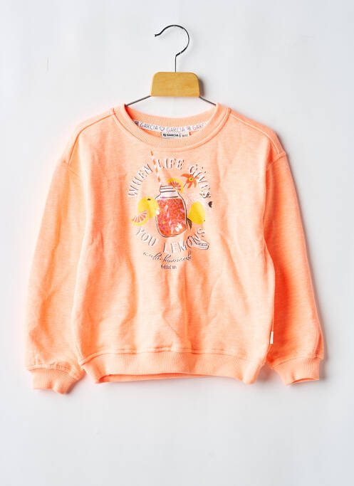 Sweat-shirt orange GARCIA fille