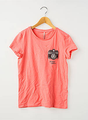 T-shirt orange ONLY fille