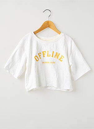 T-shirt blanc ONLY fille